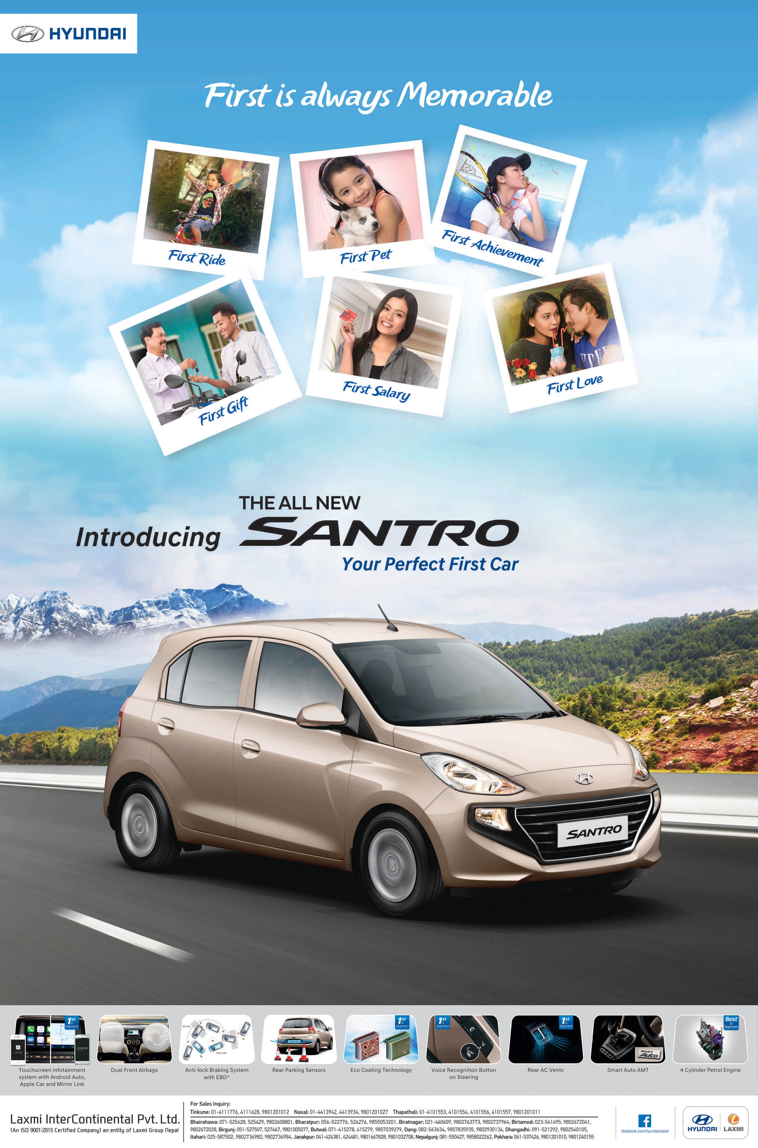 Laxmi Intercontinental Pvt. Ltd launches The all New Santro